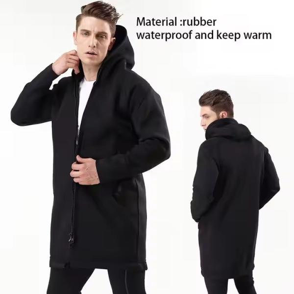 Veste de plongée en néoprène sportive et confortable de 2 mm, légère pour hommes, voyages et randonnée