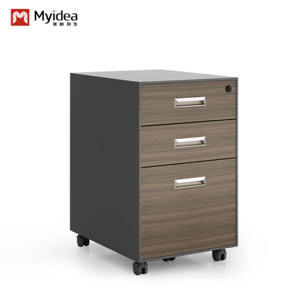 Armoire à dossiers, armoire de bureau avec serrure, armoire de rangement, armoire de bureau, armoire basse mobile de style tiroir