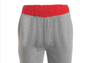 Упростите сплетенные брюки спорта 95% лайкра 5% полиэстера связанные серым цветом