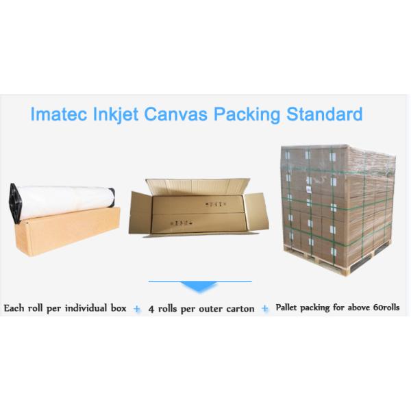 Водные струйные напечатанные художественные выставки холста 360gsm хлопка штейновые свертывают протягиванный