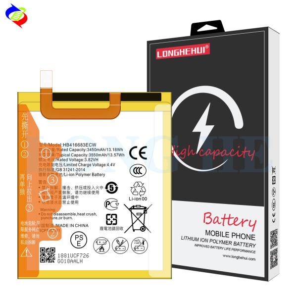 Double IC Protection HB416683ECW Battery for Huawei Nexus 6P H1511 H1512 Mobile Phone