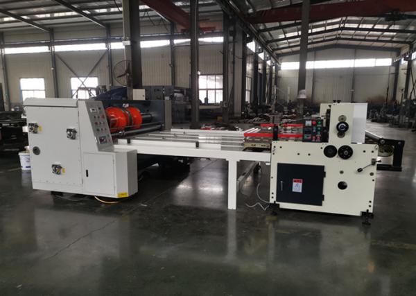 Corrugated Carton Flexo Slotter Machine / Creasing And Cutting Machine