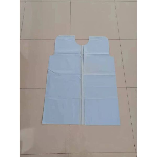 Hubei Haixin Breathable Work Clothes Washed Paper Inspection Suit Medical Examination Gown Isolation Protective Clothing