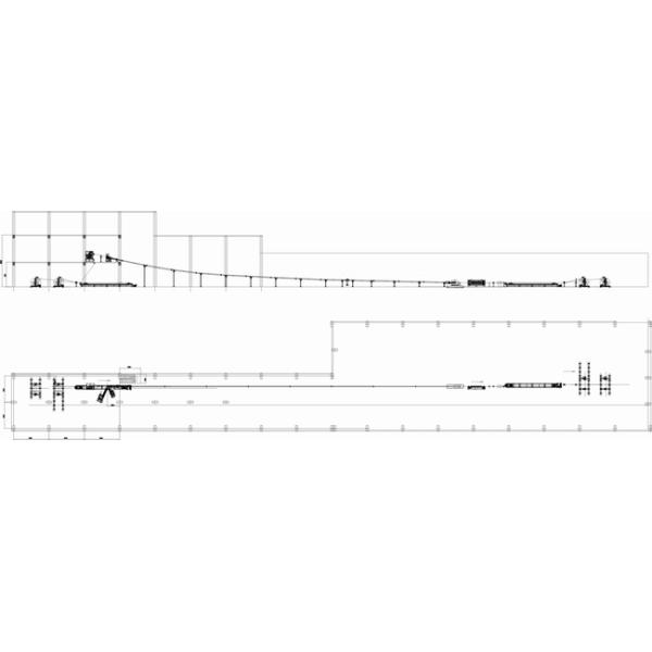 Линия штранг-прессования кабеля пара горизонтальная с катенарным типом усталостью устойчивой