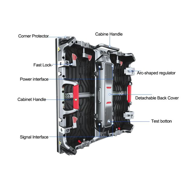 Indoor Outdoor P3.91 Led Video Wall Display High Brightness Transparent Led Screen