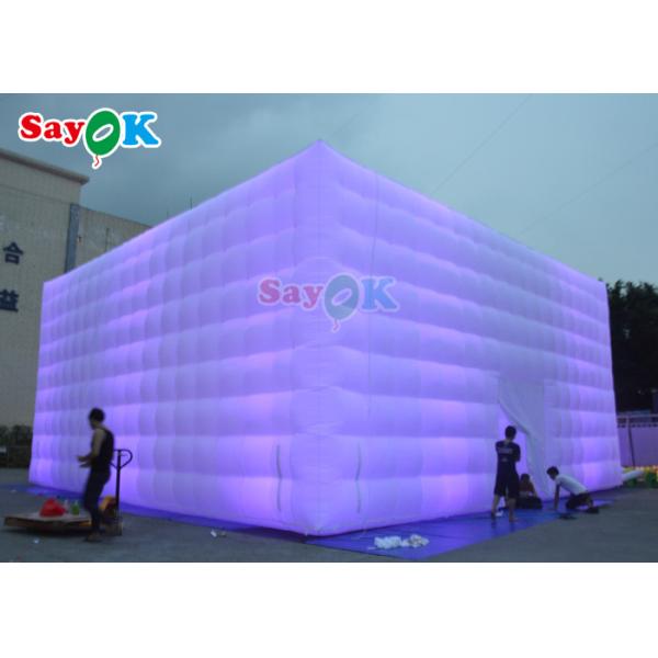 Automatic Inflatable Lawn Tent 10x10x5m Inflatable Led Party Tent Inflatable Air Tent