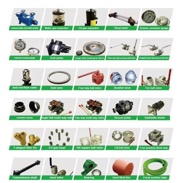 Dongfeng 6x4 conducteur 20000L camion d'aspiration d'eaux usées avec pompe à vide pour aspirer les eaux usées