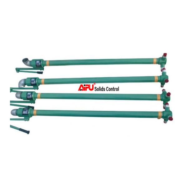 Vertical 3 Nozzle Solids Control Drilling Mud Gun