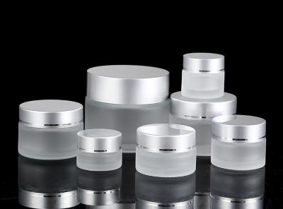 Récipients cosmétiques en verre transparent étanche aux fuites 120 ml Bouteille cosmétique congelée