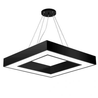 As luzes lineares do diodo emissor de luz da suspensão, quadrado diodo emissor de luz de 4 pés suspenderam o dispositivo elétrico linear