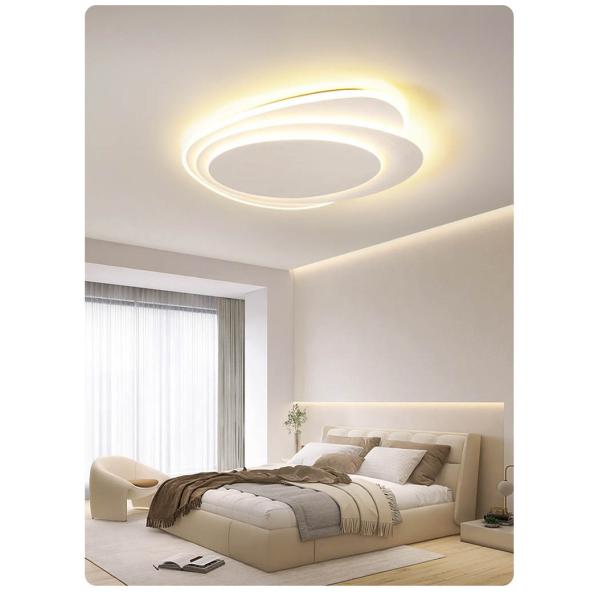 Modern Intelligence LED Ceiling Light Surface Mounted Home Decoration Acrylic Cover Iron Base Induction Lamps Living Room