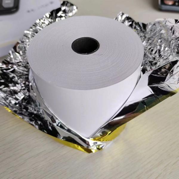 Blue Black Image Thermal Paper 45-70GSM Jumbo Roll for Banknote/Fax/ATM in Industrial