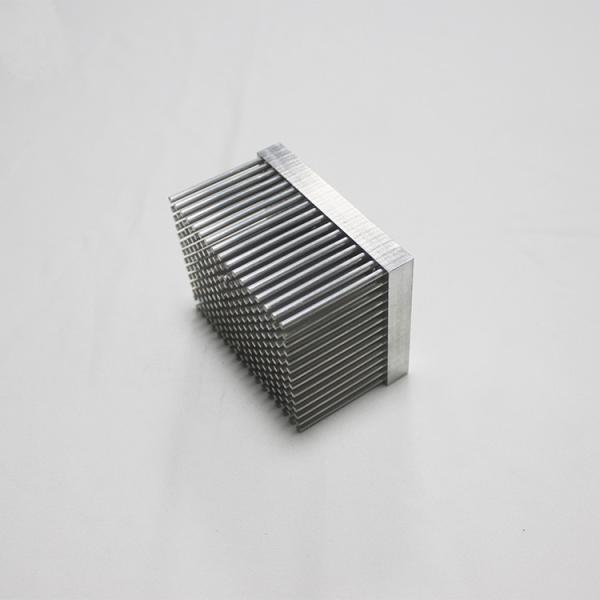 Copper Aluminum Compound Cold Forged Pin Fin Heat Sink For Big Power Equipment