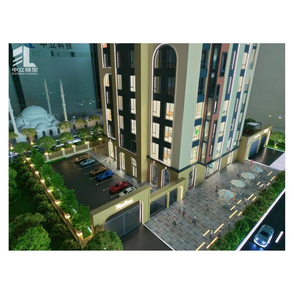 High - Precision Detailed Residential Building Architectural Model for Professional Real Estate Project Display and Marketing