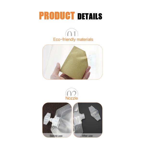 Мешок Kraft положения LDPE Multiwall завертывает 100 микронов в бумагу сумки сливк упаковывая