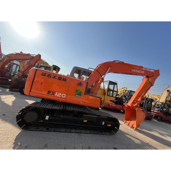 12 Ton EX120-5 Used Hitachi Excavator Mini Hydraulic Crawler Excavator