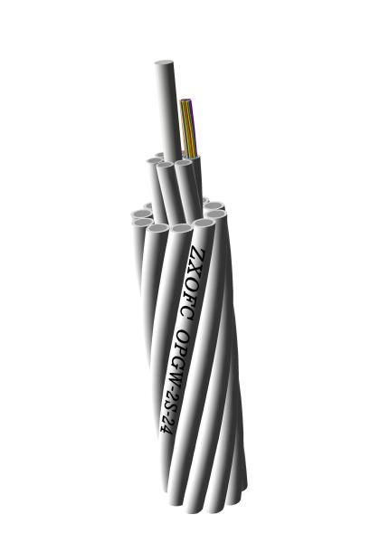 6 12 24 Core OPGW Fiber Cable Stranded Ground Composite Wire Small Diameter