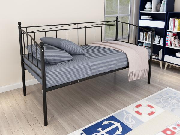 Children Metal Daybed Frame Heavy Duty Steel 0.6-1.5mm Thick Steel Pipe