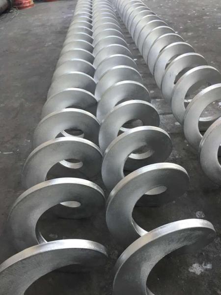 Manganese Steel Spiral Blade Anti Corrosion Screw Conveyor Parts