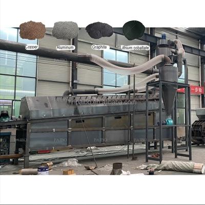 High Separator Rate 96-99.99% Waste Lithium Battery Dismantling Recycling Equipment