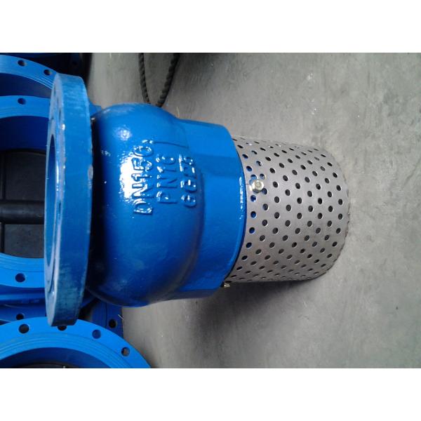 DN15 ~DN300 Stainless Steel Foot Valve With Screen Strainer Epoxy Powder Coating