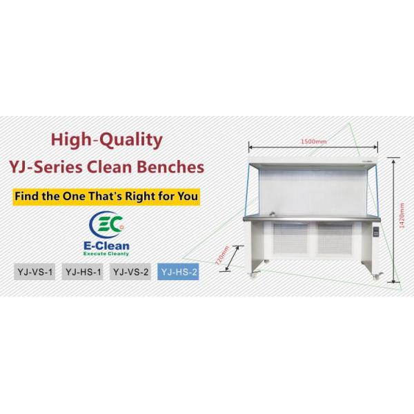 Clean Room Clean Bench with High Pressure Cleaner and Stainless Steel Construction
