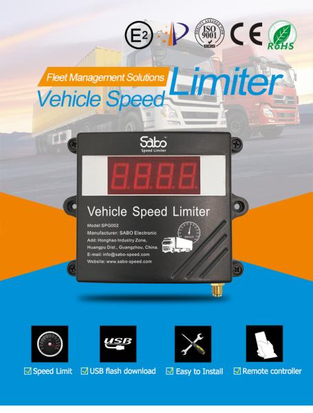 2km/h Electric Diesel Truck 50HZ Mechanical GPS Speed Limiter