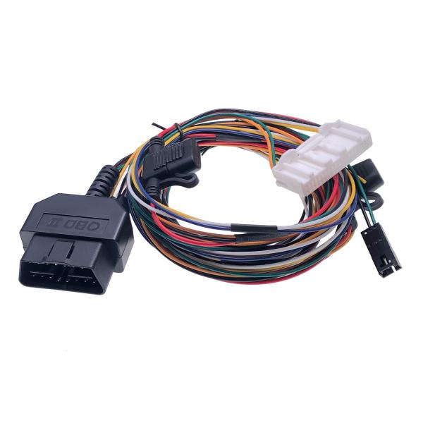 500 12V/24V Custom Wire Harness J1962 16Pin OBD2 Cable OBDII Wiring Harness OEM Connector Housing Cable