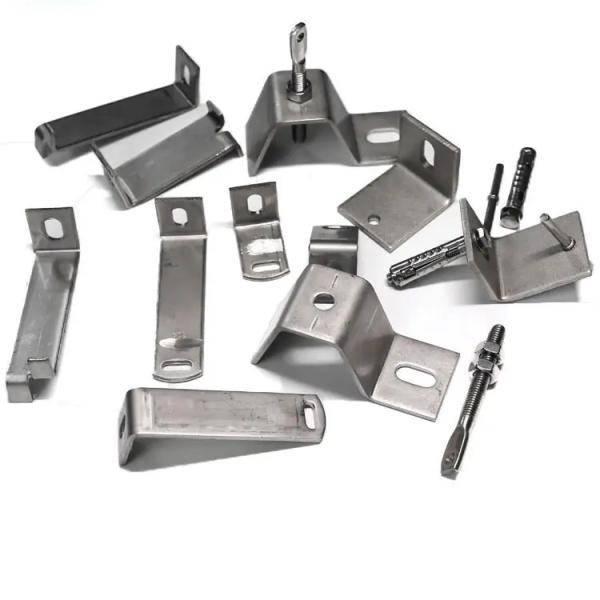 Алюминиевые металлические скобки листы формы прокол металлических деталей изгиба сварка штампованная