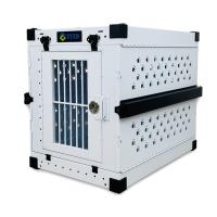 Caisse pliante de chien d'impact de voyage 34 pouces d'antirouille avec le coin empilable