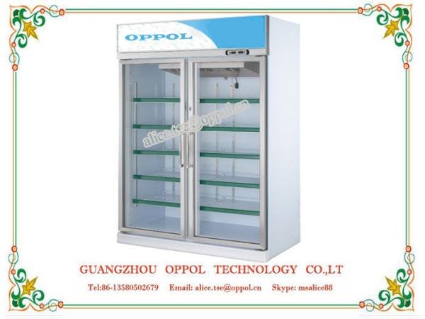 OP-702 Vertical Auto Defrost 2 to 8 Degree Medical Pharmacy Cooler Fridge
