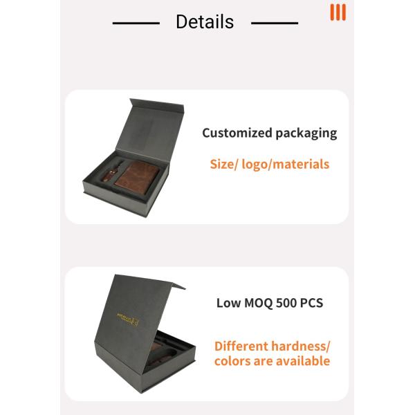 Специальное логотип горячее штампование Картонные магнитные коробки для подарков Упаковка с вставкой EVA