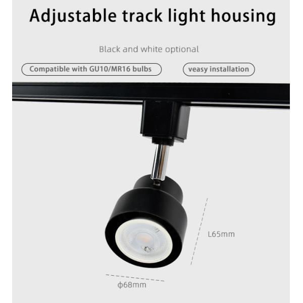 Living Room Mr16 Gu10 Led Track Lighting Adjustable 12V-AC 220V