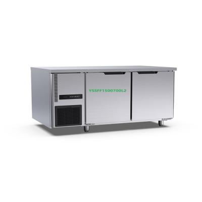360l 2 Door Bench Freezer 1500×700×800mm 220v Chest Freezer Table