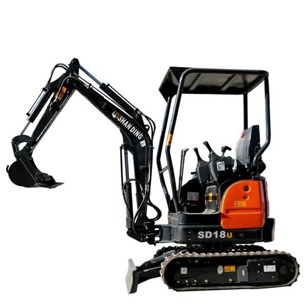 CARTER 1800kg Hydraulic Mini Excavator / SD18U Digger Construction Equipment Excavator