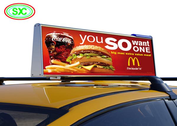Super light weight waterproof outdoor P6 LED sign board available customized size