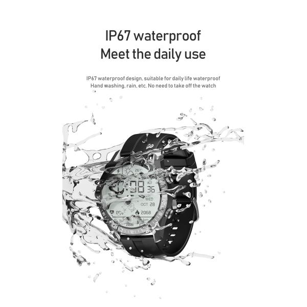 HL59 Smartwatch Electronic Couples 1.28 inch ECG PPG Blood Pressure Watch No Camera