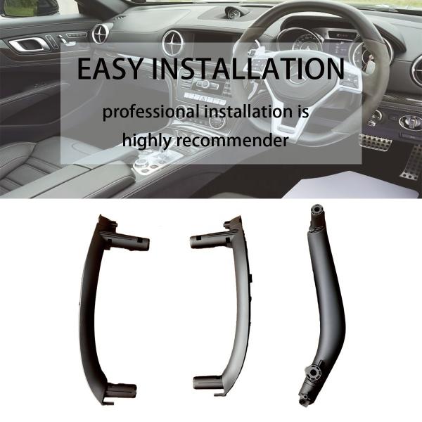 OEM 51417292243 Porta Interior Dentro ABS Puxa Manobra Porta Trim Cobertura de Plástico Para BMW X5 X6 F15 F16
