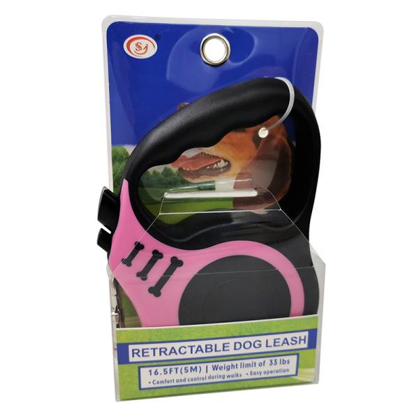 Heavy Duty Retractable Dog Lead Leash Adjustable Extendable Flexi Design 5m Length OEM/ODM