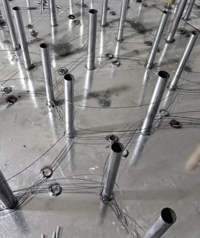 Tank Barrier Wire Mesh Security Anti Tank Steel Wire Mesh Trap