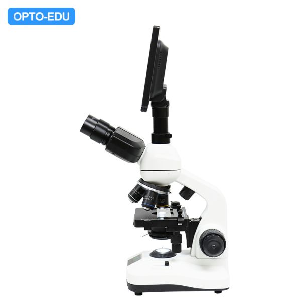 OPTO-EDU A33.5110 9 LCD Digital Microscope with 12M Resolution WF10x and WF16x Eyepieces