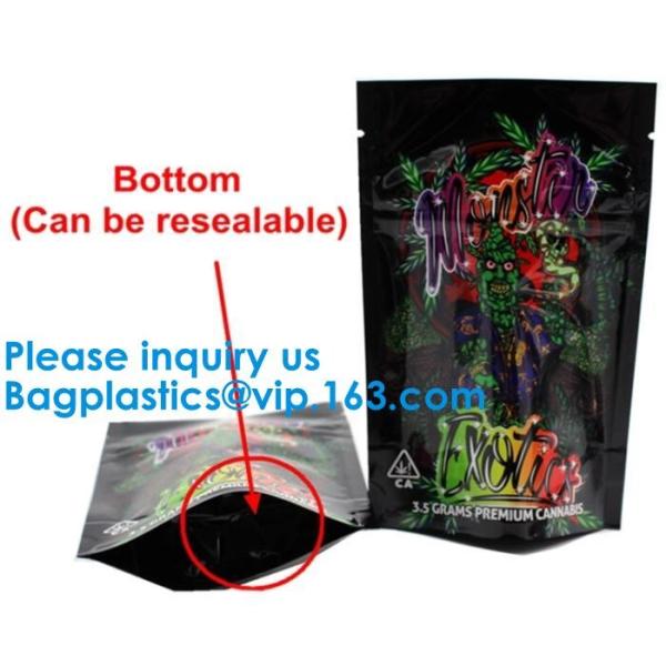 Child Resistant Exit Handle Bags Smell Proof For Legal Medicinal Products Mylor Foil k Bag