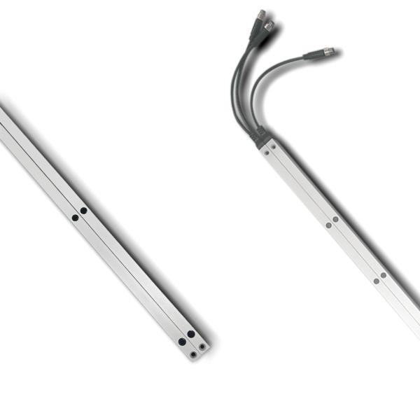 Embedded Safety Light Curtain In Door Tracks For Seamless Integration With Cross-Beam Tech