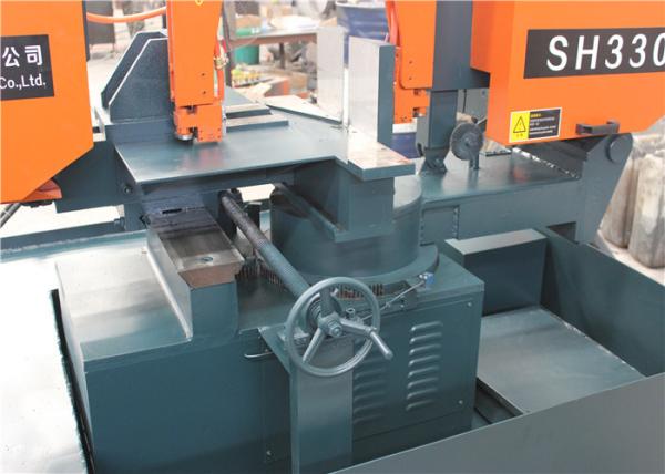 Dual Column Metalworking Bandsaw Extra Roller Loading Style High Performance