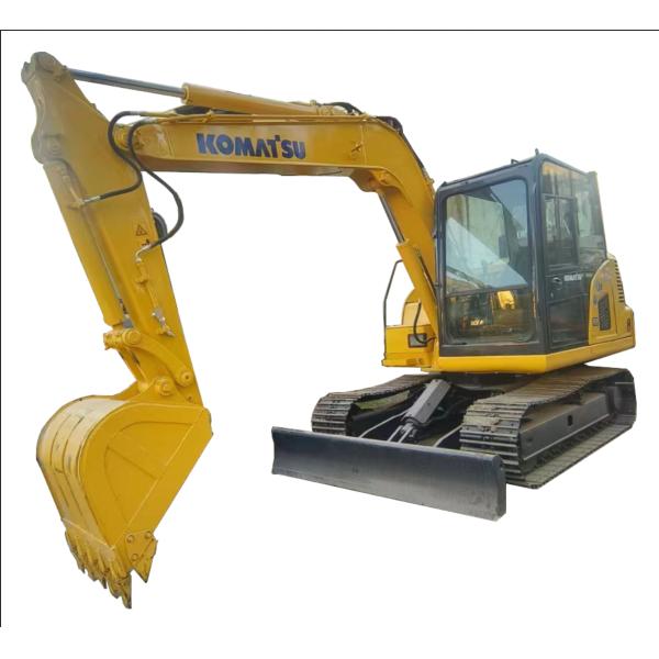 Excavatrice utilisée Komatsu PC 70 du Japon 6500 kg Poids de fonctionnement 0-2000 heures de travail