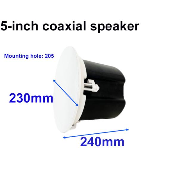 5-inch 30w Ceiling Speaker 100V Frameless Magnetic Commercial Audio High Quality Good Sound OEM ODM Logo Customization