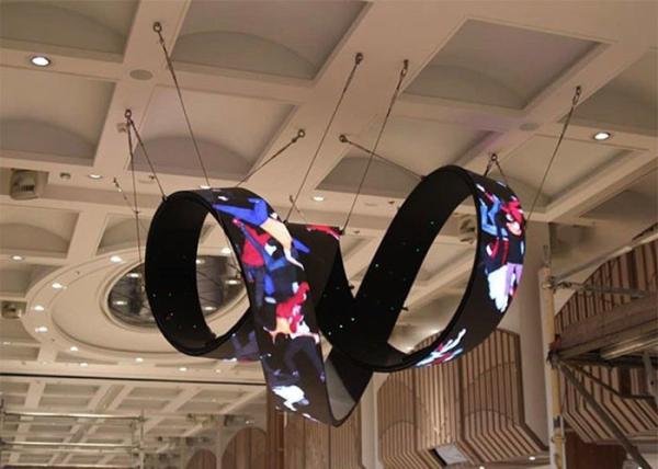 light weight P3 Flexible Led Display with module size of 24x12cm
