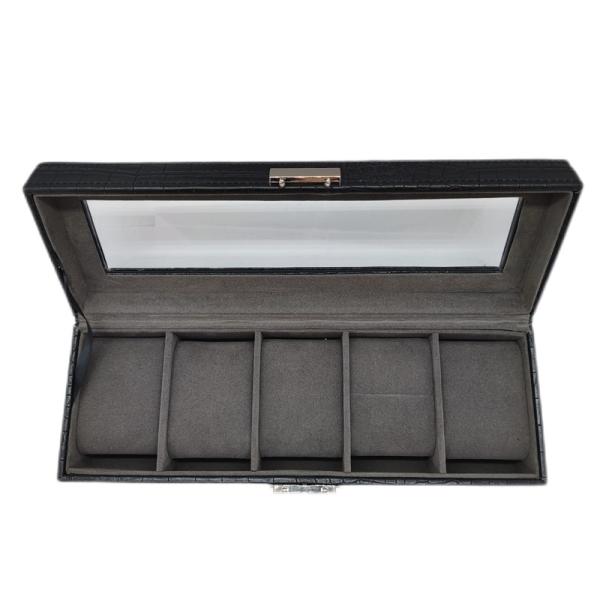 Hot Spot Full Carbon Fiber PU Leather Watch Box Watch Storage Box Display Watch Organizer Box