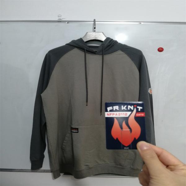 Hoodie de FRC do velo da resistência de fogo do algodão do Hoodie do velo do franco da indústria de soldadura