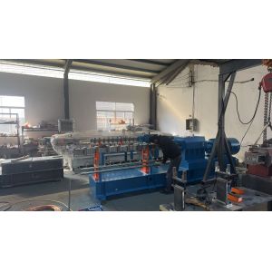 Waste Plastic PP PE Film Bottle Recycling Twin Screw Extruder Plastic Granulating Production Line